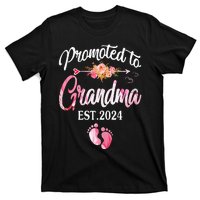 Promoted To Grandma 2024 First Time New Grandma Pregnancy T-Shirt