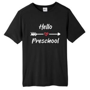 Preschool Teacher Gift First Day Of Preschool Meaningful Gift Tall Fusion ChromaSoft Performance T-Shirt