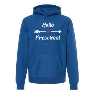 Preschool Teacher Gift First Day Of Preschool Meaningful Gift Premium Hoodie