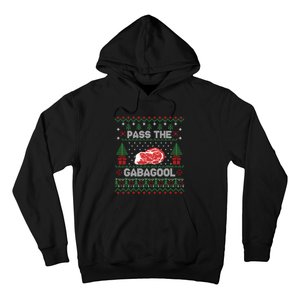 Pass the Gabagool Tacky Ugly Christmas Sweater Hoodie