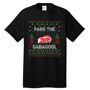 Pass the Gabagool Tacky Ugly Christmas Sweater Tall T-Shirt