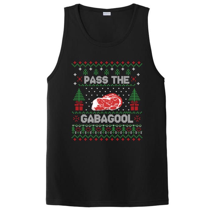 Pass the Gabagool Tacky Ugly Christmas Sweater PosiCharge Competitor Tank