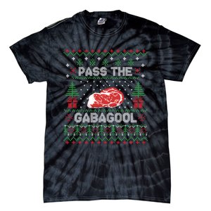 Pass the Gabagool Tacky Ugly Christmas Sweater Tie-Dye T-Shirt