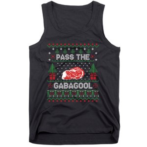 Pass the Gabagool Tacky Ugly Christmas Sweater Tank Top