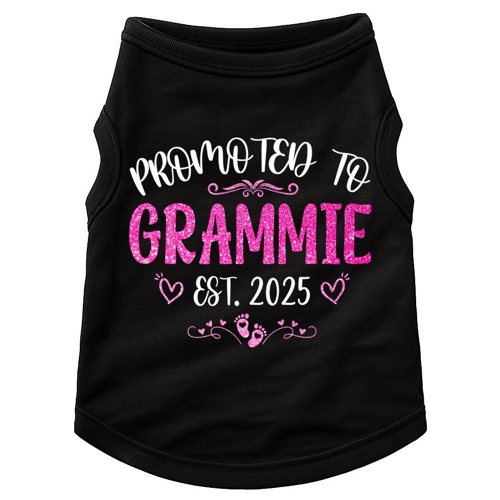 Promoted To Grammie Est 2025 Soon To Be Mom Mother's Day  Doggie Tank