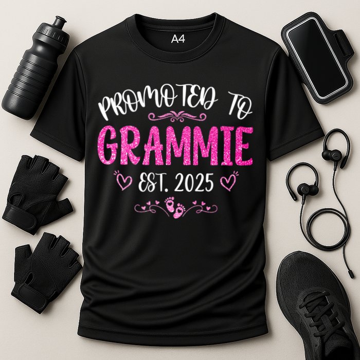 Promoted To Grammie Est 2025 Soon To Be Mom Mother's Day  Cooling Performance Crew T-Shirt