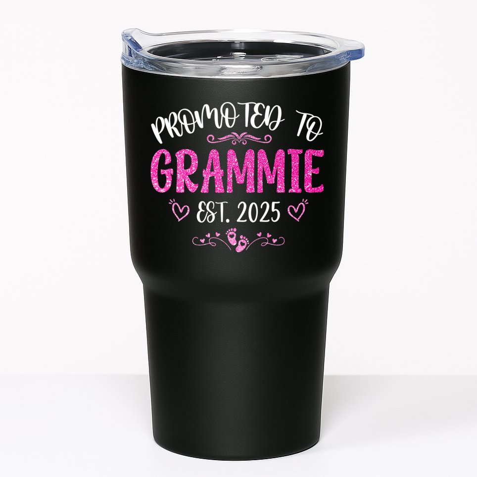 Promoted To Grammie Est 2025 Soon To Be Mom Mother's Day  Tumbler