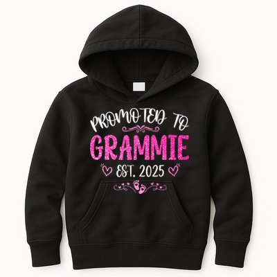 Promoted To Grammie Est 2025 Soon To Be Mom Mother's Day  Kids Hoodie