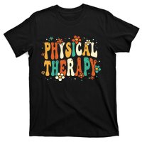 Physical Therapy Groovy Physical Therapist PT T-Shirt