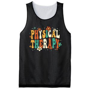 Physical Therapy Groovy Physical Therapist PT Mesh Reversible Basketball Jersey Tank