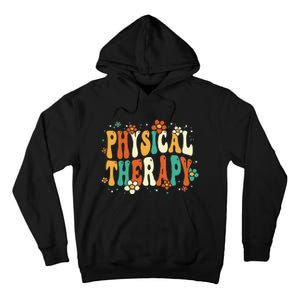 Physical Therapy Groovy Physical Therapist PT Tall Hoodie