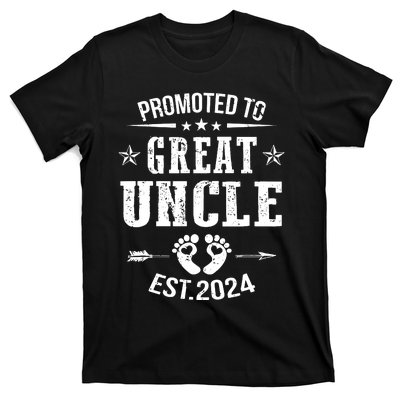 Promoted To Great Uncle Est 2024 Soon To Be Uncle T-Shirt