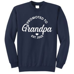 Promoted To Grandpa Est 2025 Sweatshirt