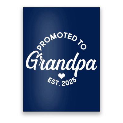 Promoted To Grandpa Est 2025 Poster