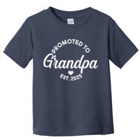 Promoted To Grandpa Est 2025 Toddler T-Shirt