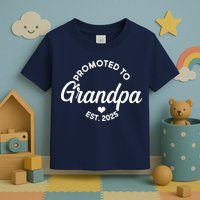 Promoted To Grandpa Est 2025 Toddler T-Shirt