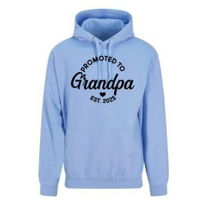 Promoted To Grandpa Est 2025 Unisex Surf Hoodie