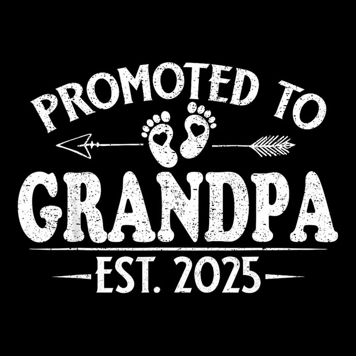 Promoted To Grandpa 2025 Grandpa Est 2025 Soon To Be Grandpa Cooling Performance Crew T-Shirt
