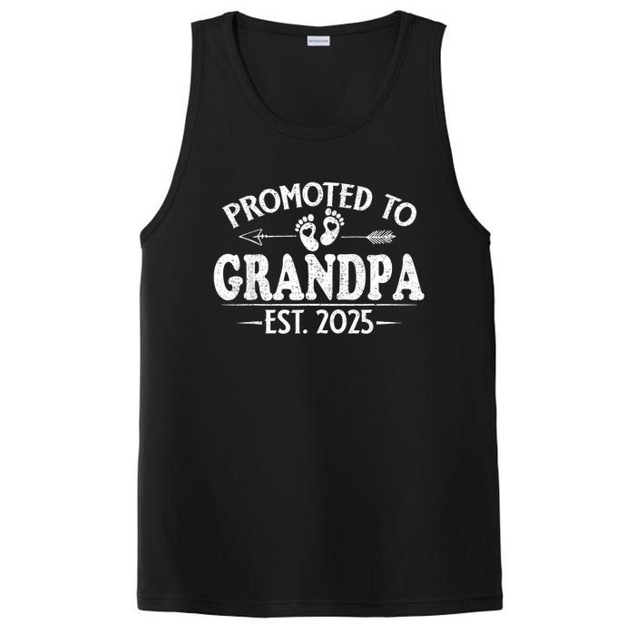 Promoted To Grandpa 2025 Grandpa Est 2025 Soon To Be Grandpa PosiCharge Competitor Tank