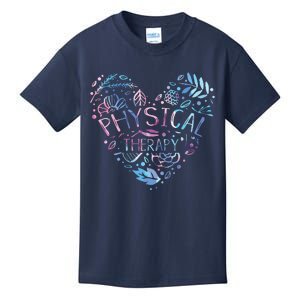 Physical Therapist Gift Heart PT Physical Therapy Kids T-Shirt