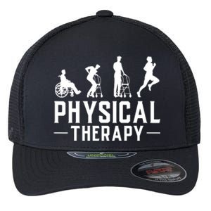 Physical Therapist Gift Physiotherapy Physical Therapy Flexfit Unipanel Trucker Cap