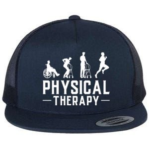 Physical Therapist Gift Physiotherapy Physical Therapy Flat Bill Trucker Hat