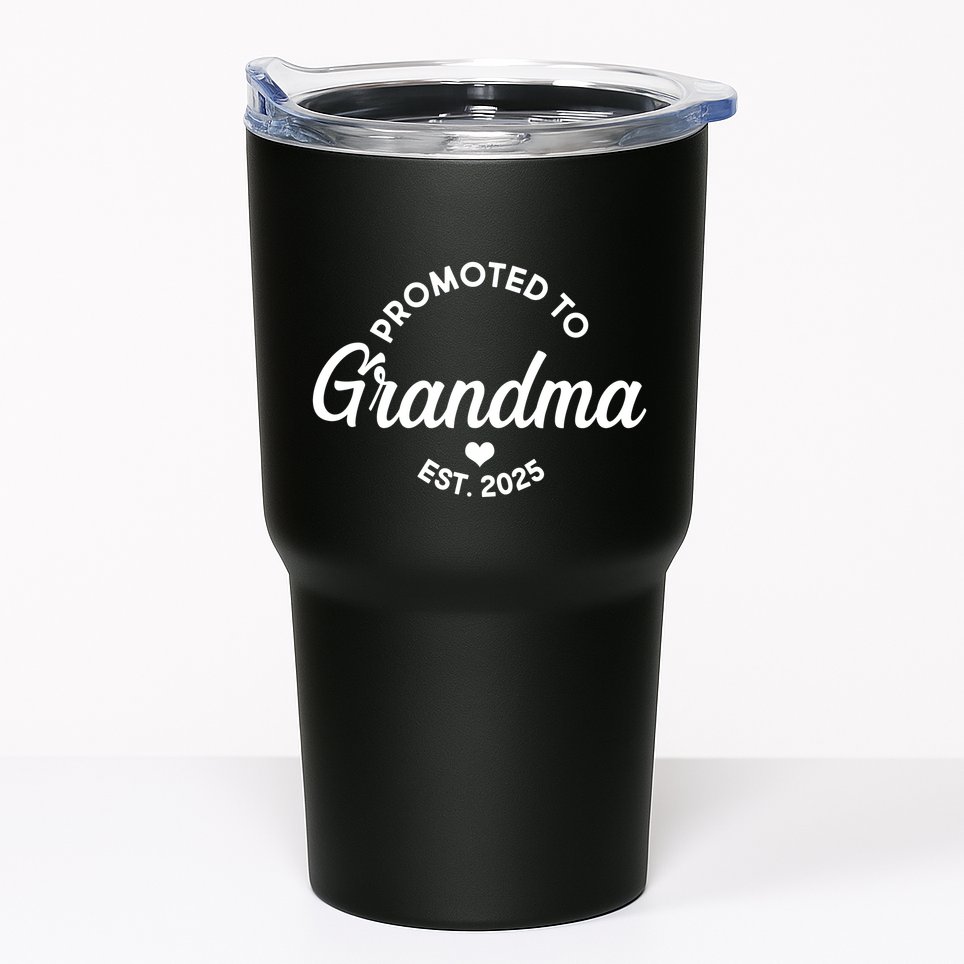Promoted To Grandma Est 2025 Tumbler