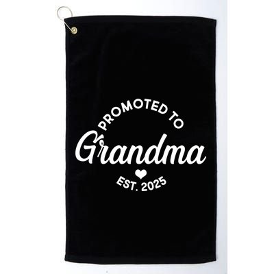 Promoted To Grandma Est 2025 Golf Towel