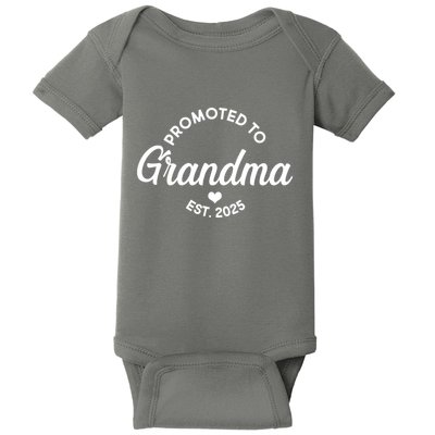 Promoted To Grandma Est 2025 Baby Bodysuit