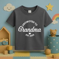 Promoted To Grandma Est 2025 Toddler T-Shirt