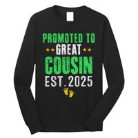 Promoted To Great Cousin 2025 IM Going To Be A Cousin 2025 Long Sleeve Shirt