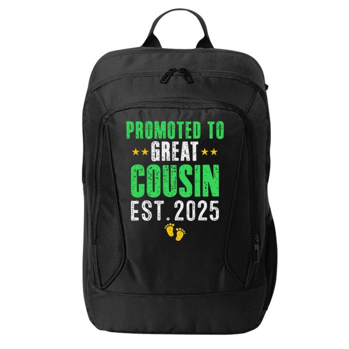 Promoted To Great Cousin 2025 IM Going To Be A Cousin 2025 City Backpack