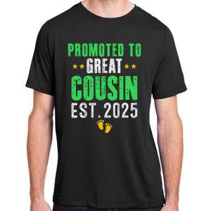 Promoted To Great Cousin 2025 IM Going To Be A Cousin 2025 Adult ChromaSoft Performance T-Shirt