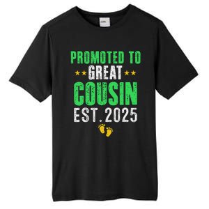 Promoted To Great Cousin 2025 IM Going To Be A Cousin 2025 Tall Fusion ChromaSoft Performance T-Shirt