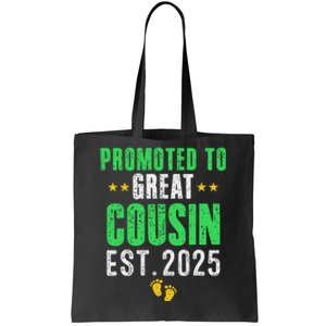 Promoted To Great Cousin 2025 IM Going To Be A Cousin 2025 Tote Bag