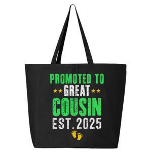 Promoted To Great Cousin 2025 IM Going To Be A Cousin 2025 25L Jumbo Tote