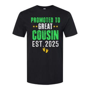 Promoted To Great Cousin 2025 IM Going To Be A Cousin 2025 Softstyle CVC T-Shirt