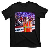 President Trump Garbage Truck Worker Vest Maga 2025 T-Shirt