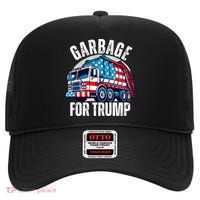 Proud Trump Garbage Supporter Garbage For Trump Garbage High Crown Mesh Back Trucker Hat