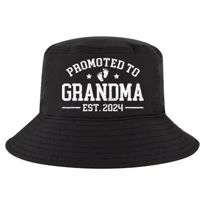 Promoted To Grandma Est 2024 Grandparents Baby Announcement Cool Comfort Performance Bucket Hat