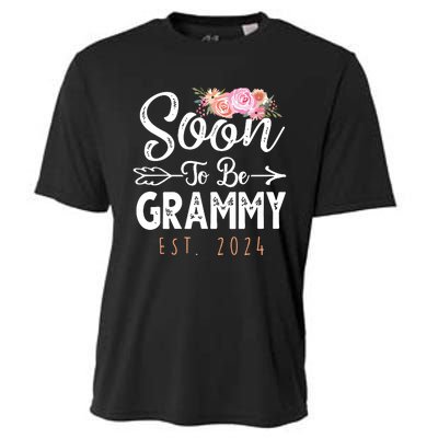 Promoted To Grammy 2024 Mothers Day Soon To Be Grandma 2024 Cooling Performance Crew T-Shirt