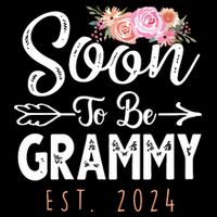 Promoted To Grammy 2024 Mothers Day Soon To Be Grandma 2024 Apron