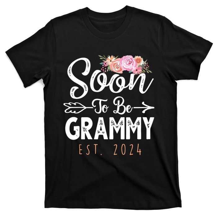 Promoted To Grammy 2024 Mothers Day Soon To Be Grandma 2024 T-Shirt