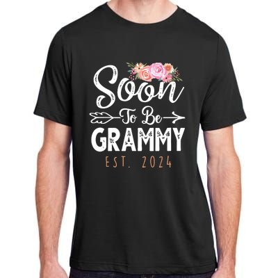 Promoted To Grammy 2024 Mothers Day Soon To Be Grandma 2024 Adult ChromaSoft Performance T-Shirt