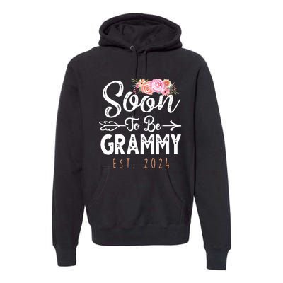 Promoted To Grammy 2024 Mothers Day Soon To Be Grandma 2024 Premium Hoodie