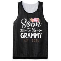 Promoted To Grammy 2024 Mothers Day Soon To Be Grandma 2024 Mesh Reversible Basketball Jersey Tank