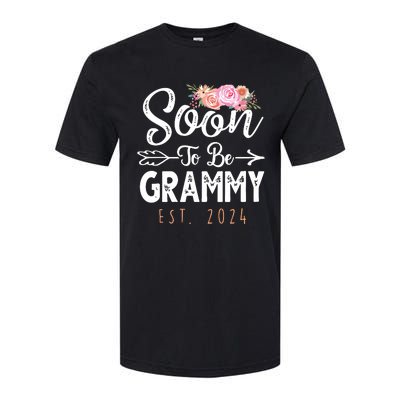 Promoted To Grammy 2024 Mothers Day Soon To Be Grandma 2024 Softstyle CVC T-Shirt