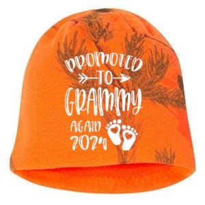 Promoted To Grammy Again 2024 Soon To Be Grandparents Again Kati - Camo Knit Beanie