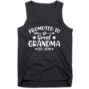 Promoted To Great Grandma 2024 Soon To Be Great Grandmother Tank Top