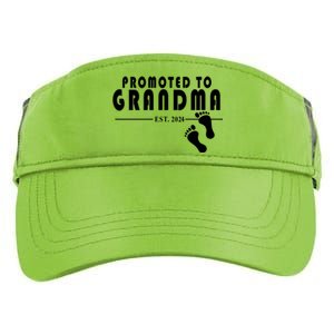 Promoted To Grandma Established 2024 Adult Drive Performance Visor